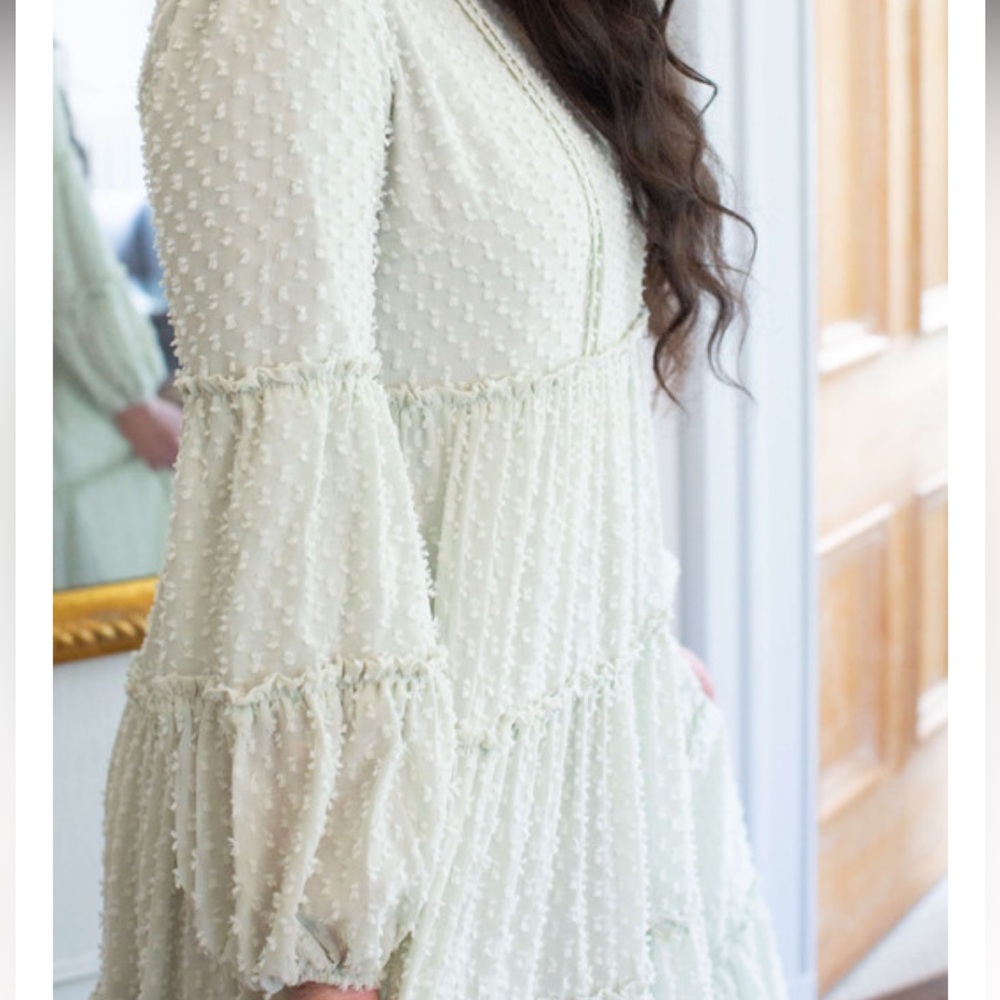 BELLA SAGE DRESS (2X)Price is Firm - Picture 4 of 4
